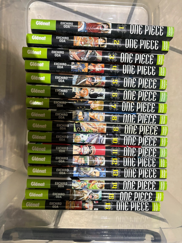 16 premiers tomes du manga One Pièce