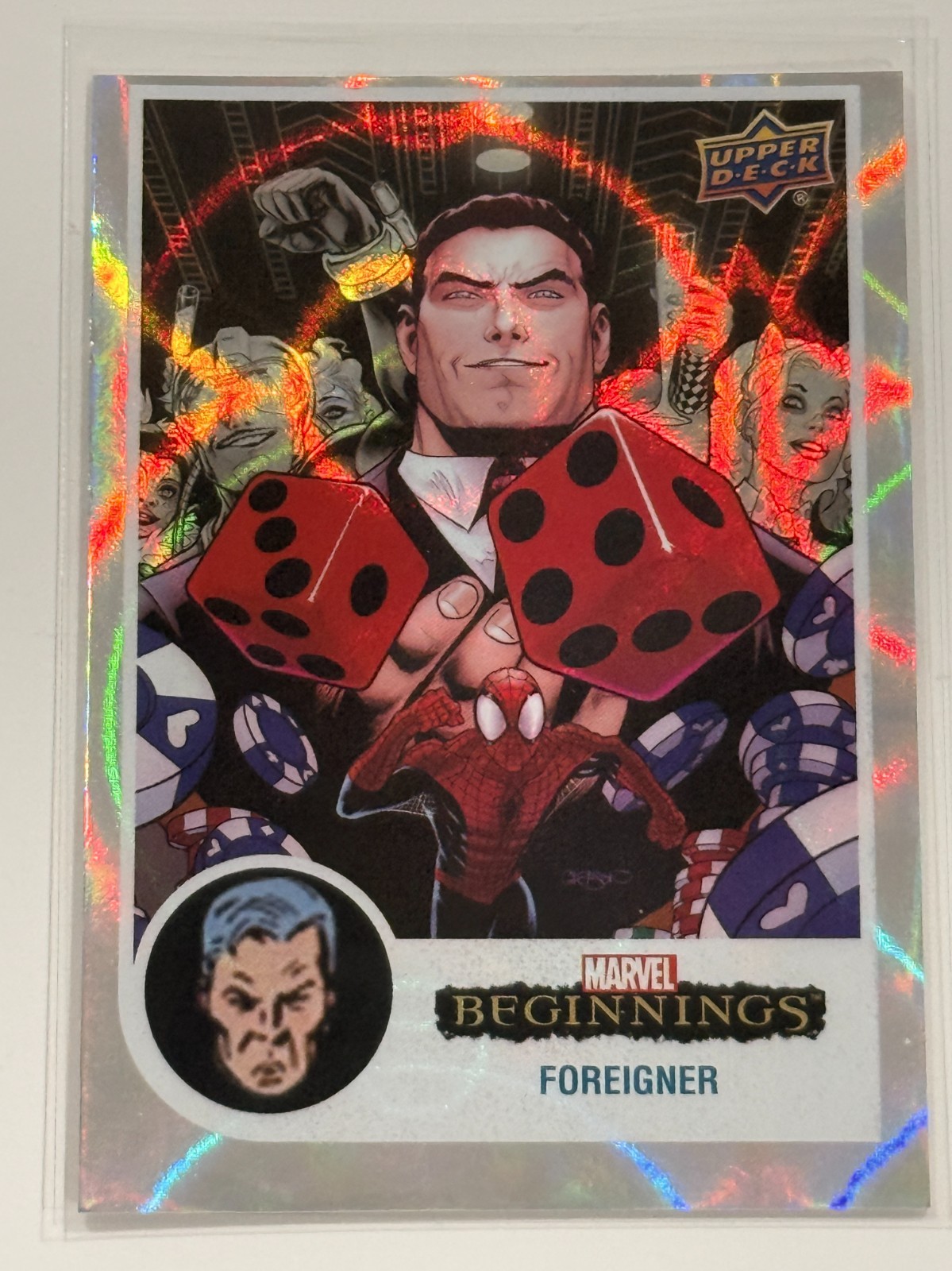 2022 Marvel Beginning ARCOBALENO BIANCO OLTRE #118 Obiettivo Straniero💥
