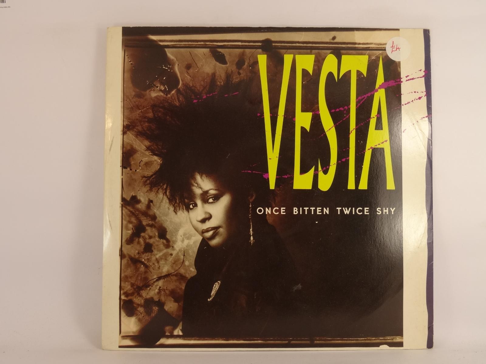 VESTA ONCE BITTEN TWICE SHY (294) 2 Track 12" Single including Picture Sleeve A&