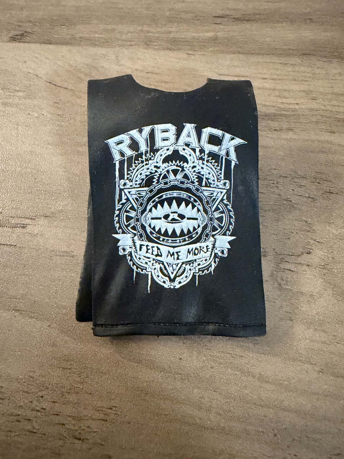 WWE MATTEL FIGURE ACCESSORY RYBACK VEST SHIRT FEED ME MORE 