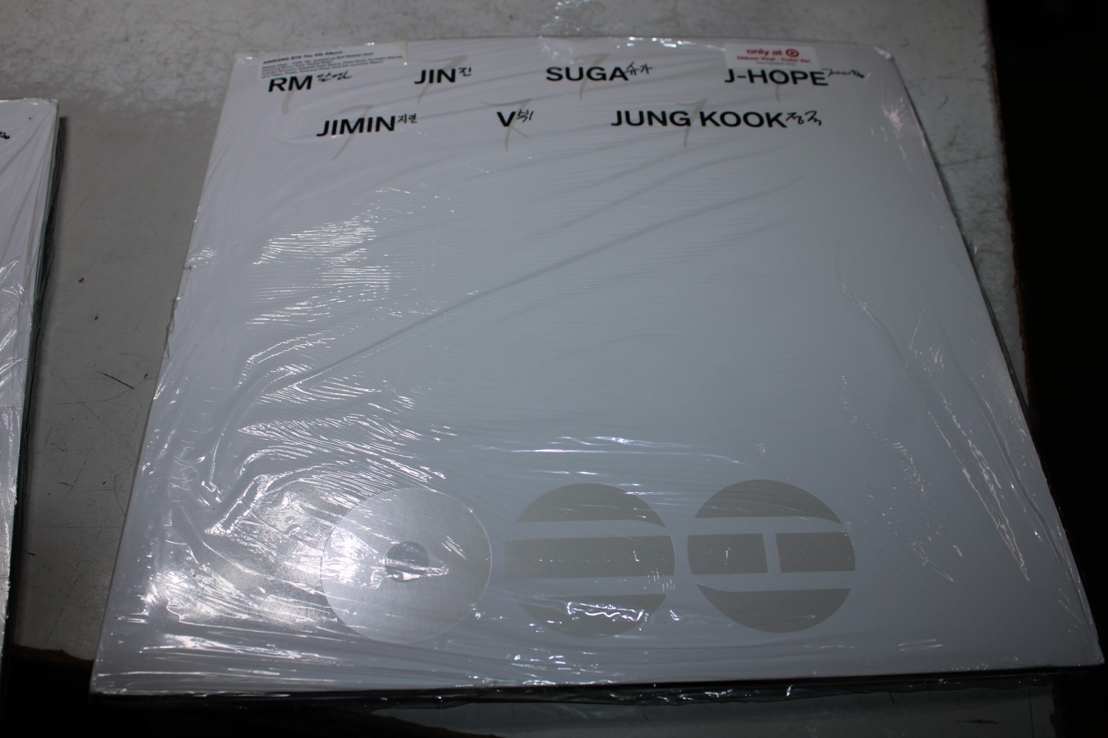 BTS - The 5th Album 'ARIRANG' (Target Exclusive Vinyl)  Red Splatter Shrinktear