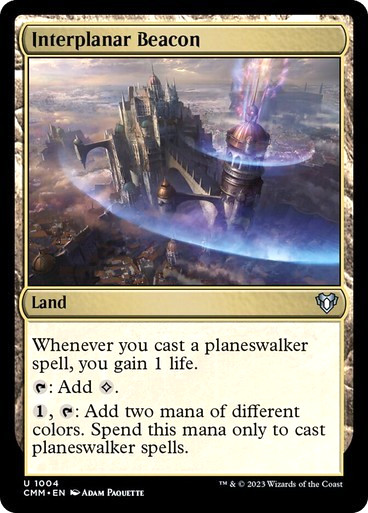 MTG - Interplanar Beacon - Commander Masters - Magic the Gathering