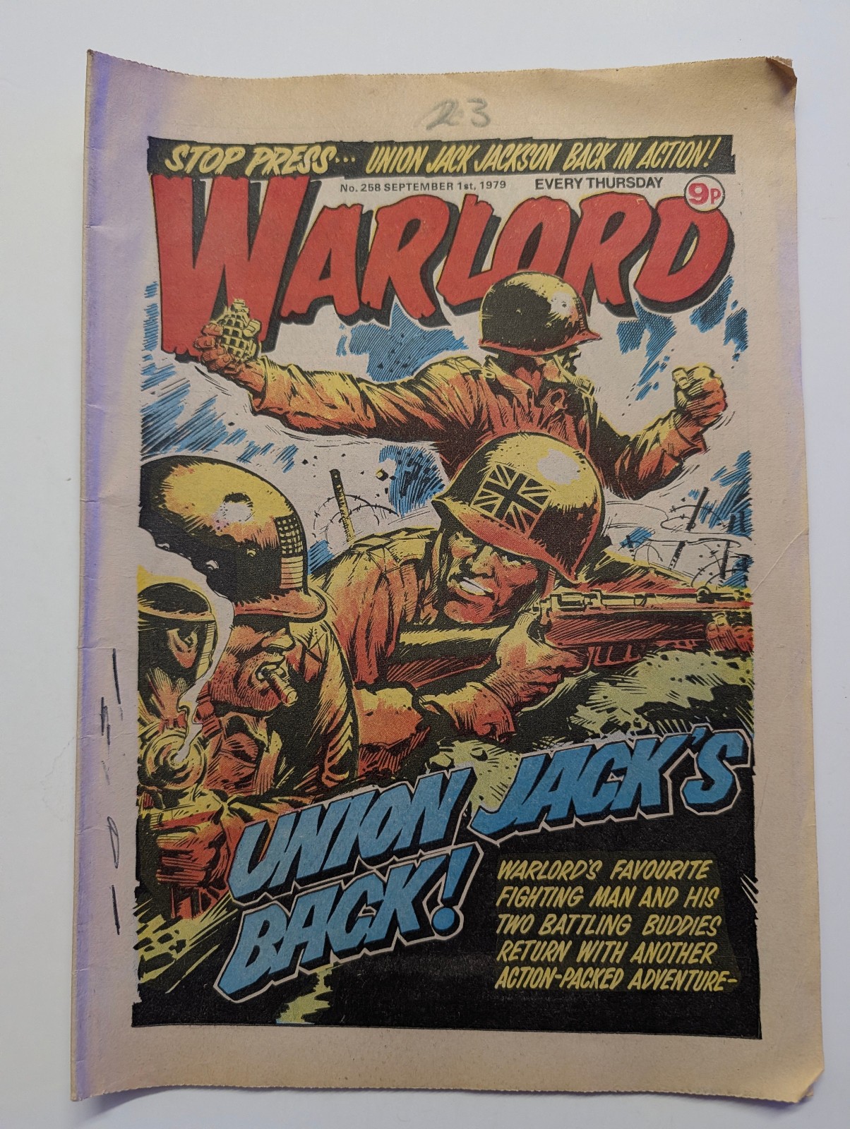 Warlord Comic No 258, September 1st 1979