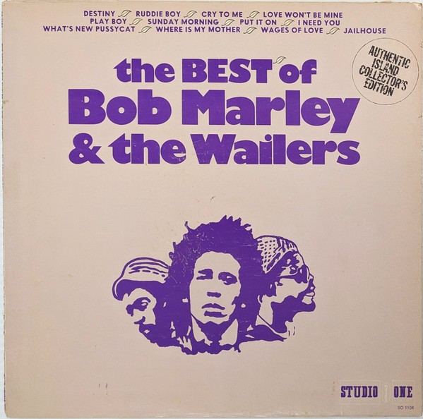 LP BOB MARLEY & THE WAI The Best Of Bob Marl SO1106 Studio One US