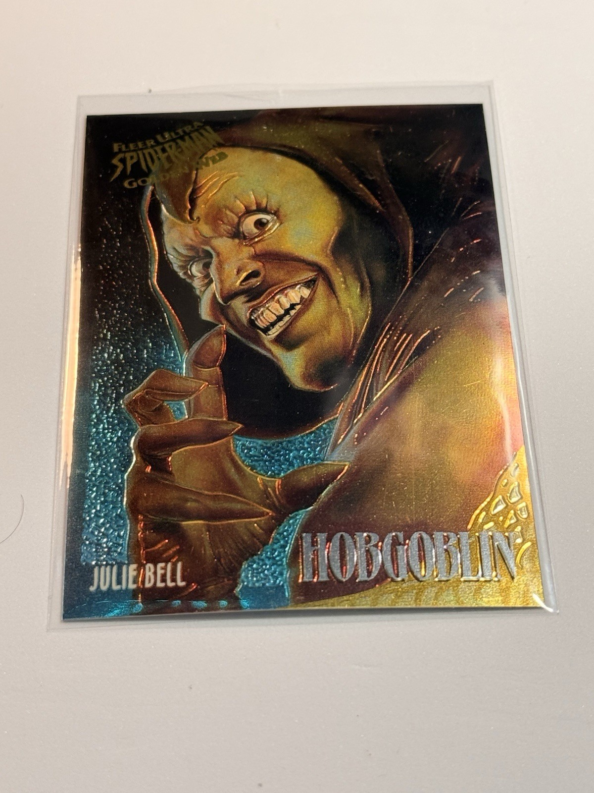 1995 Fleer Ultra Spider-Man Golden Web Limited Edition HOBGOBIN Chromium Card #3