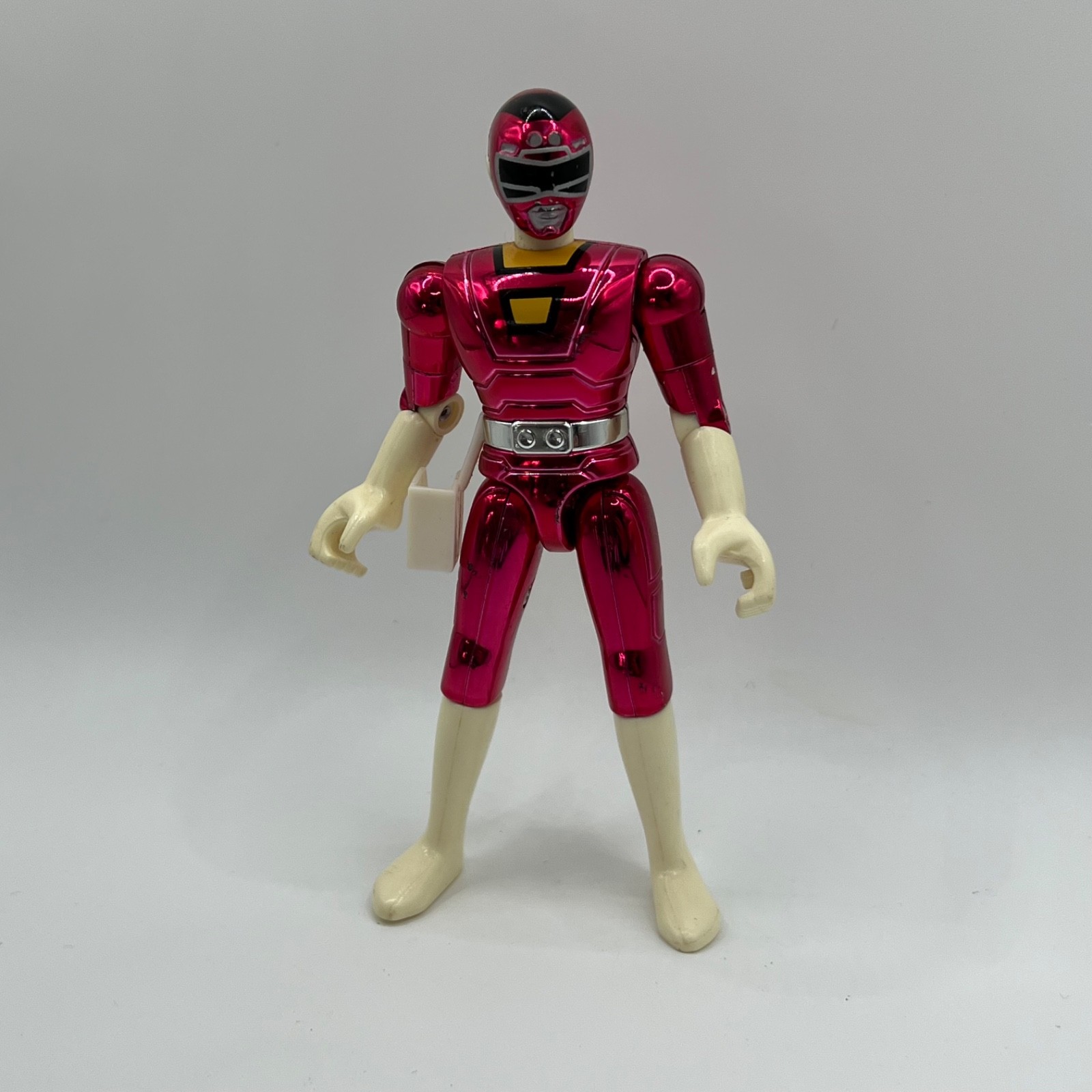  Bandai Power Rangers Turbo Modellino Ranger Rosa Metallizzato 5" #6