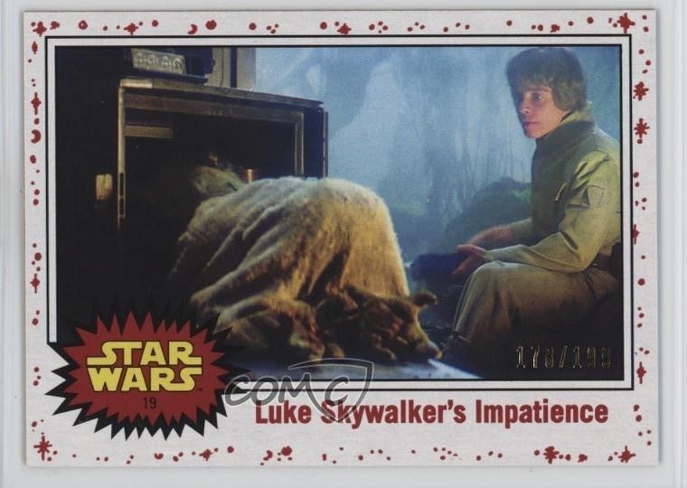 2017 Star Wars: Viaggio negli Ultimi Jedi White Starfield Yoda's Impazience 0ji1