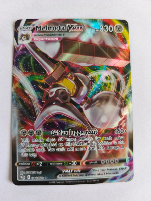 Carte pokémon anglaise Melmetal Vmax