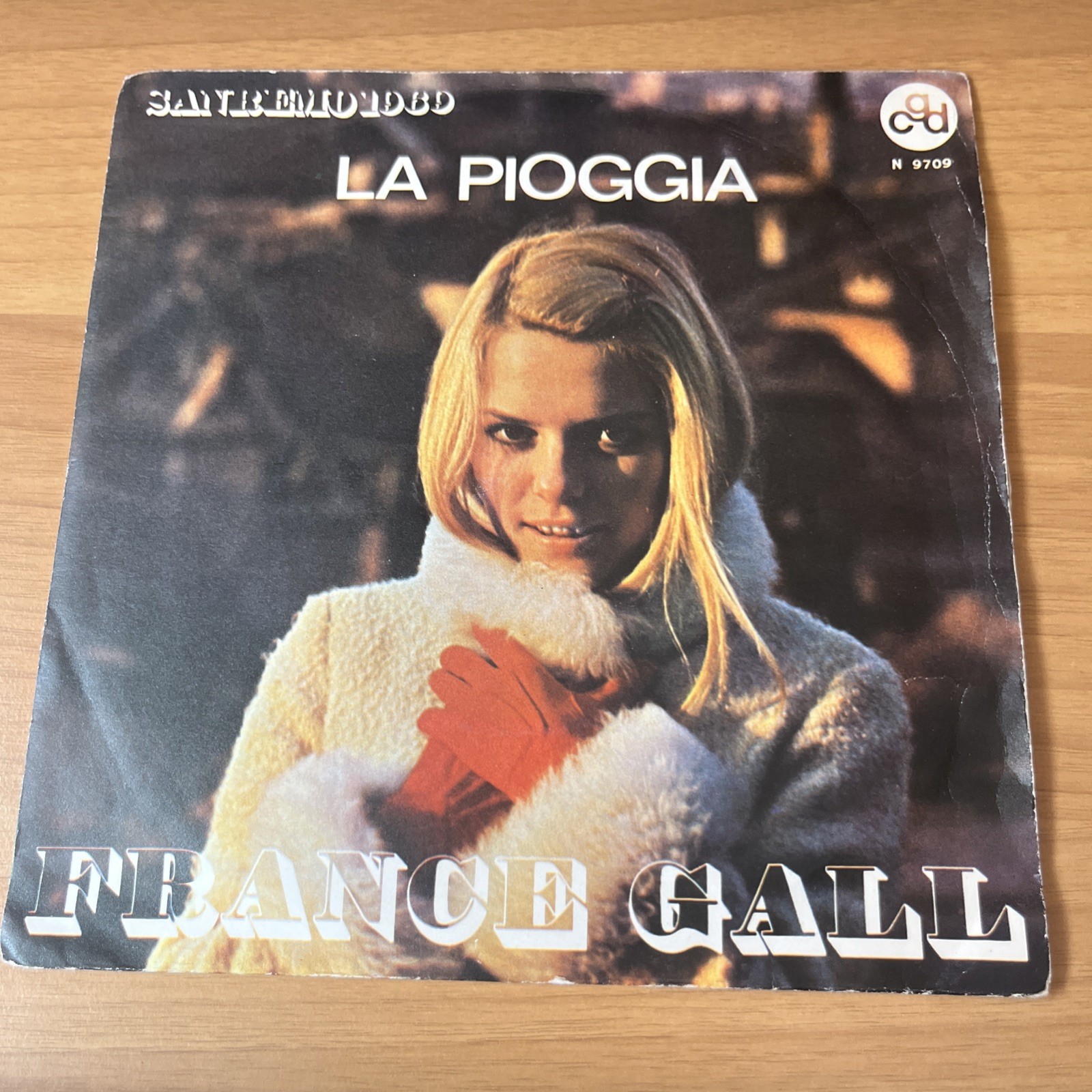 DISCO VINILE 45 GIRI VINTAGE LA PIOGGIA - FRANCE GALL  Matrimonio D’amore