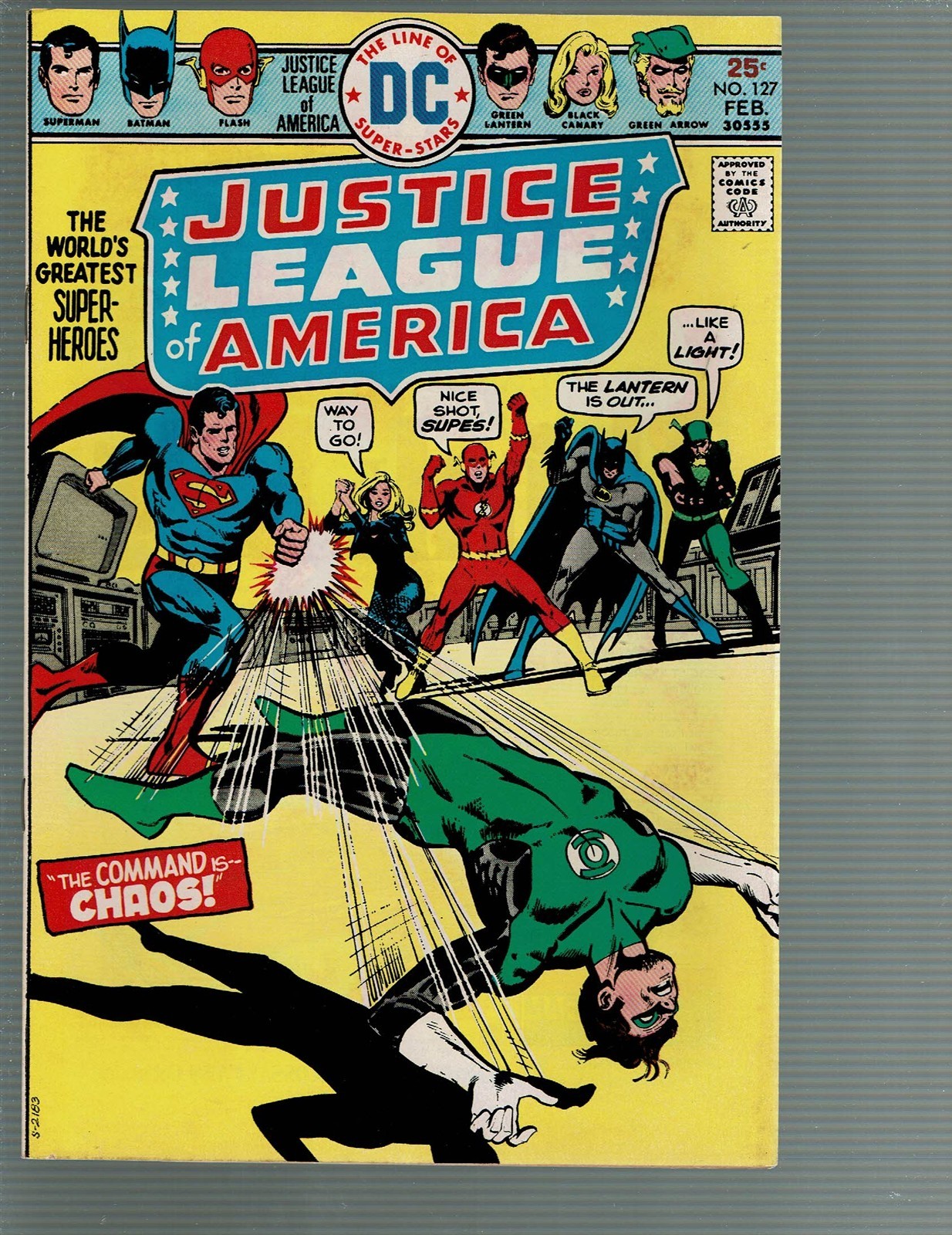 Justice League of America 127 Lanterna Verde vs Superman VF