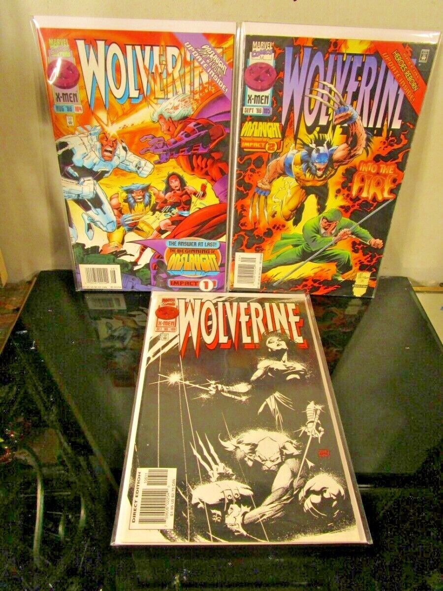 Wolverine # 104- 105 -106 (Marvel, 1996) IMBALLATO IMBARCATO
