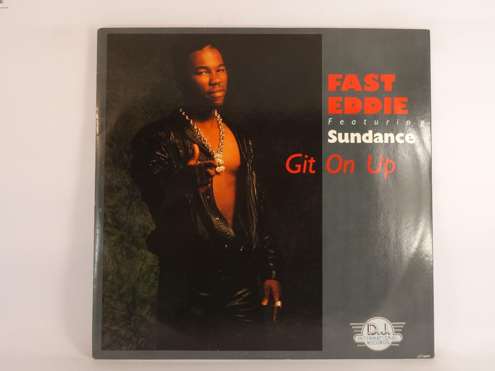 FAST EDDIE FEATURING SUNDANCE GIT ON UP (322) 3 Track 12" Single including Pictu