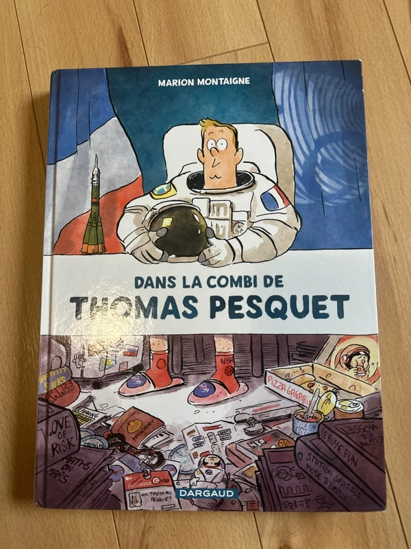 livre Bd franceinfo de Dargaud sur thomas pesquet