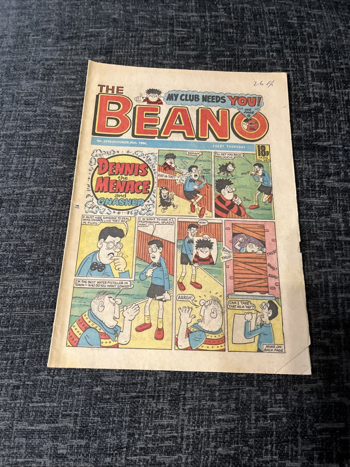 Beano Comic - #2310 - 25 October 1986