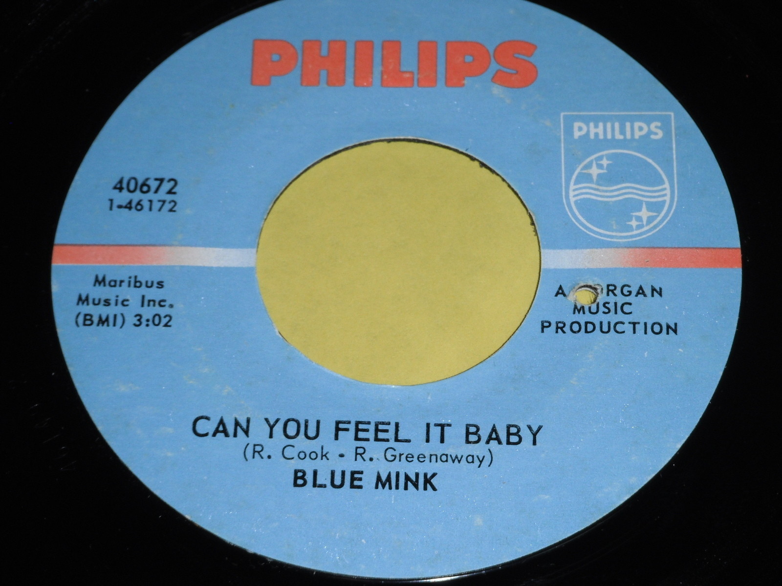 Blue Mink - Can You Feel It Baby / Mary Jane 45 - Philips