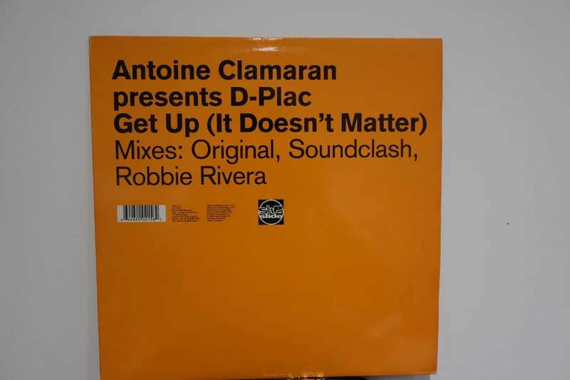 Vinyle - Antoine Clamaran Presents D-Plac – Get Up (It Doesn't Matter)