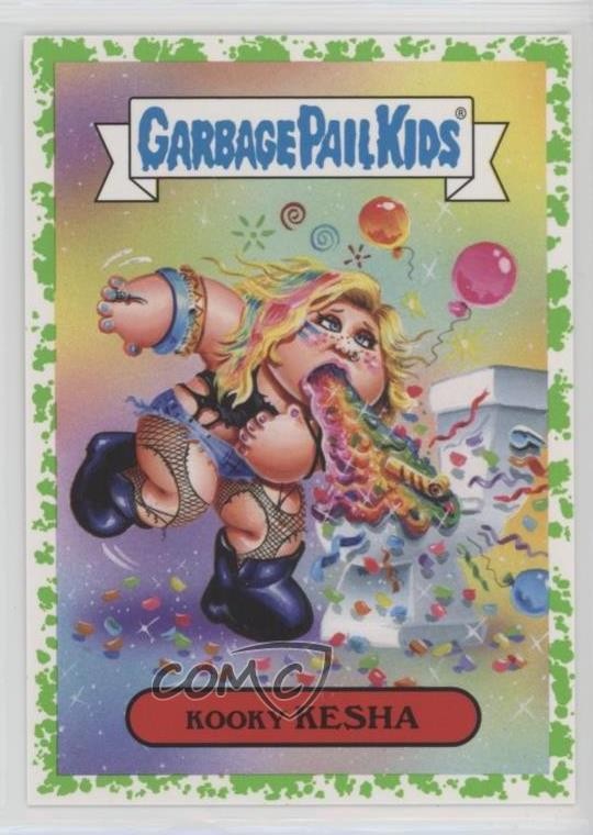 2017 Garbage Pail Kids Battle of the Bands Pop Sticker Puke Kooky Kesha #16a d8k