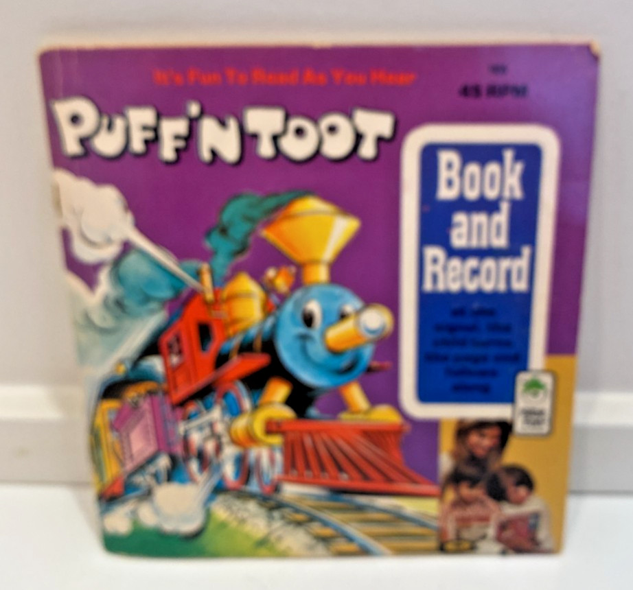 PUFF 'N TOOT - Peter Pan Records - Vinyl 45 RPM 7"  1971 Story Book and Record
