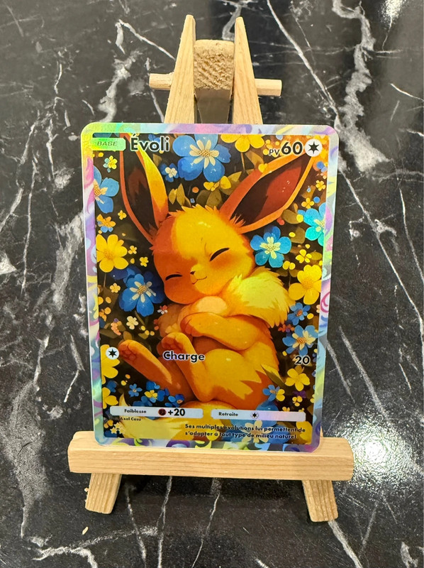 Carte Pokémon Évoli Custom
