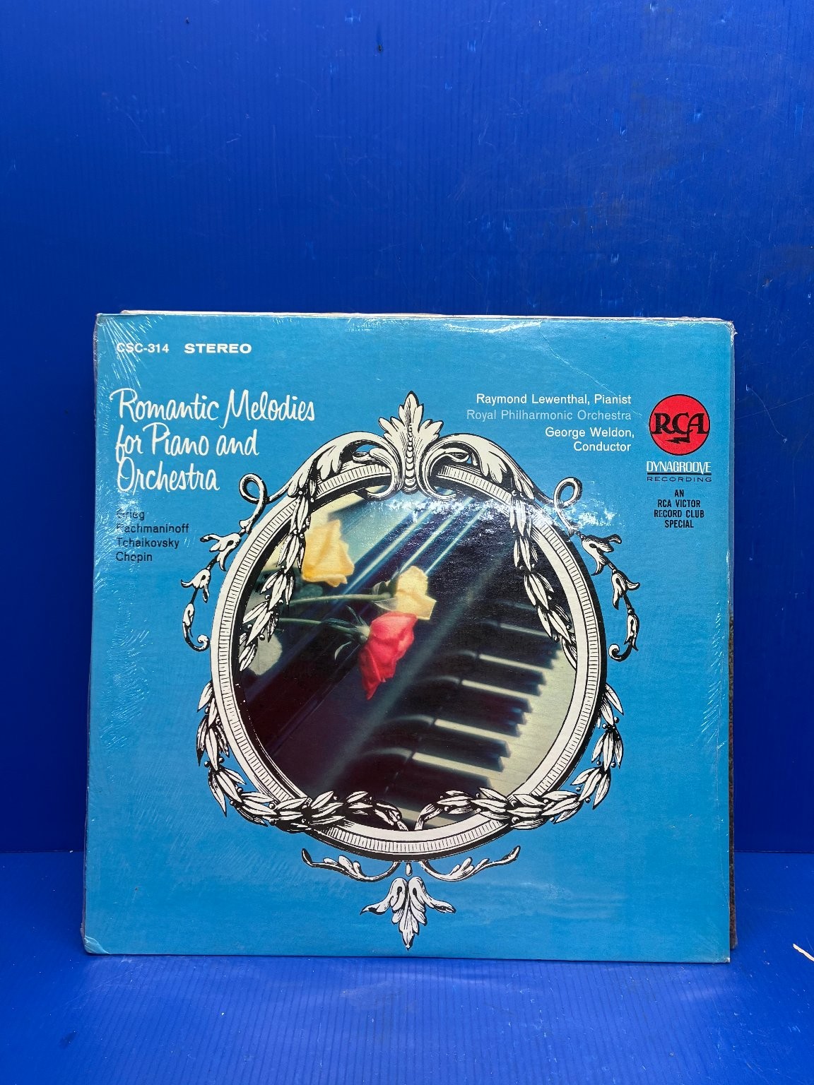 Lowenthal - Romantic Melodies Piano Orchestra LP RCA Dynagroove Classical 33 RPM