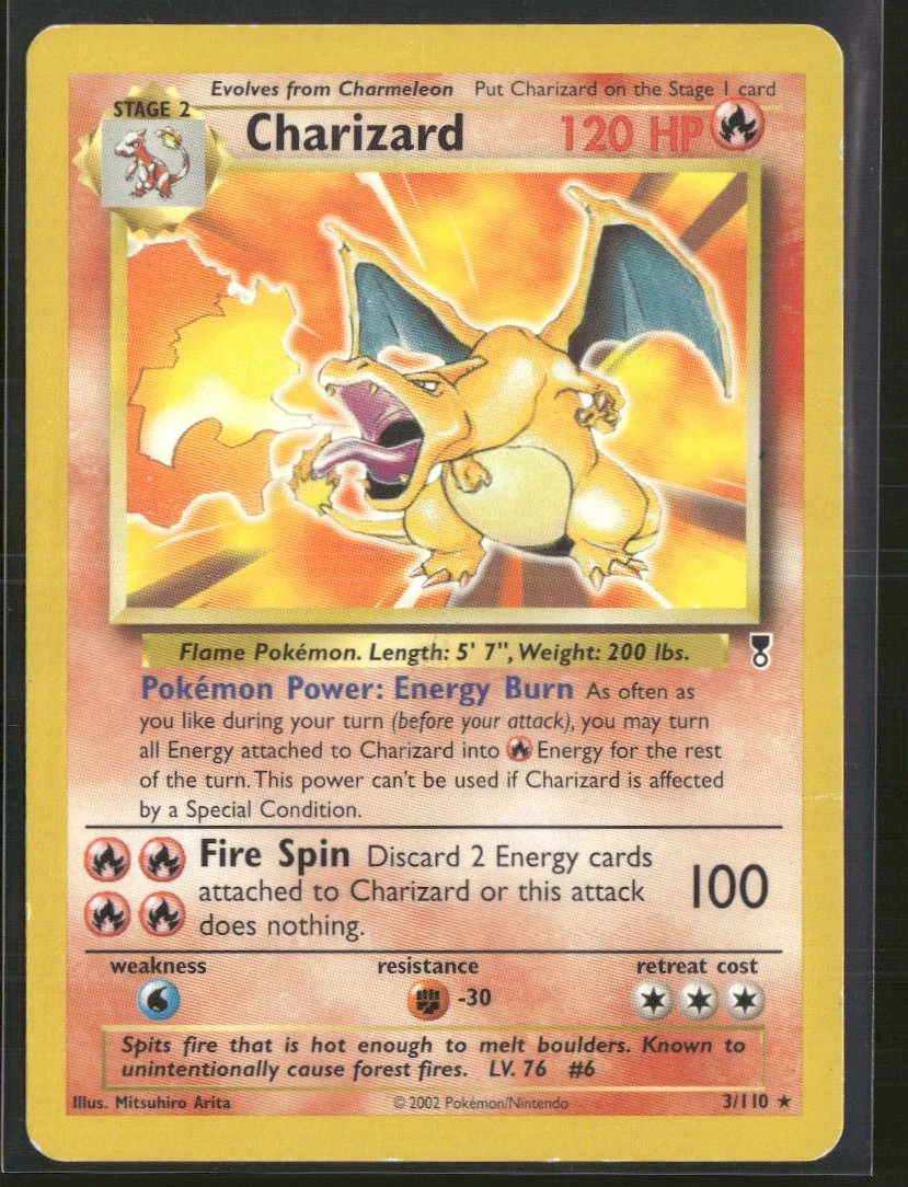 Pokemon Charizard 003/110 Mazzo Esclusivo Danneggiato TCG
