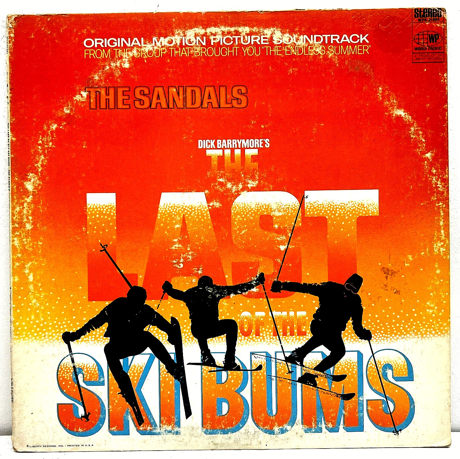 The Sandals The Last of the Ski Bums Soundtrack 1969 Vinyl World Pacific Records
