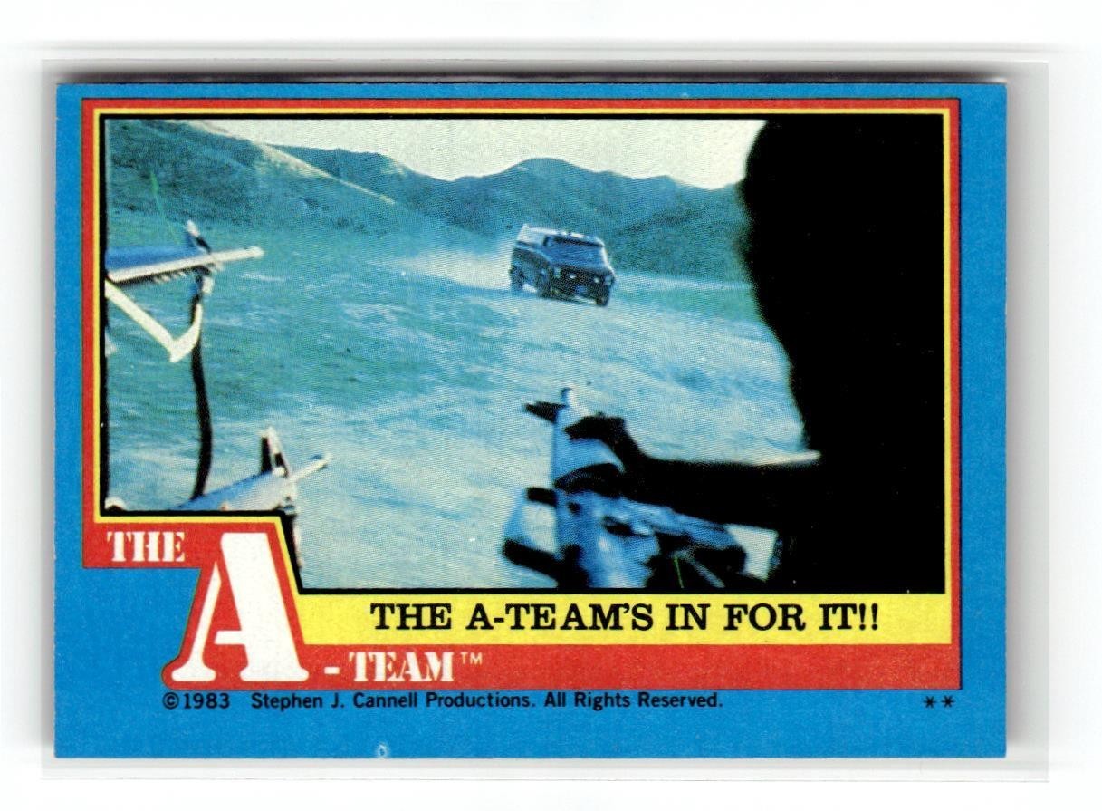 Carta Topps A-team 1983