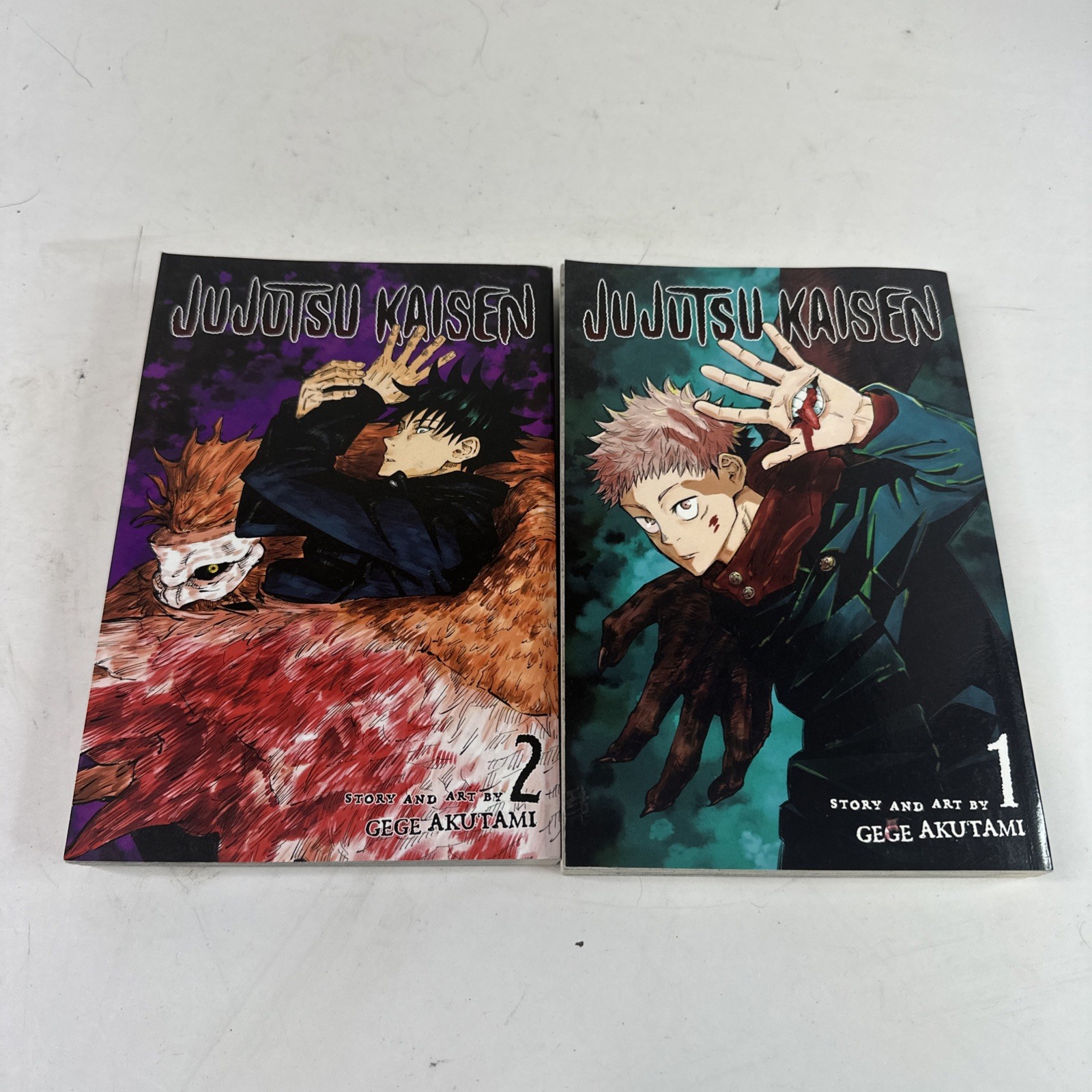 JuJuTsu Kaisen Vol 1-2 di Gege Akutami PB manga graphic novel starter Bks Y0