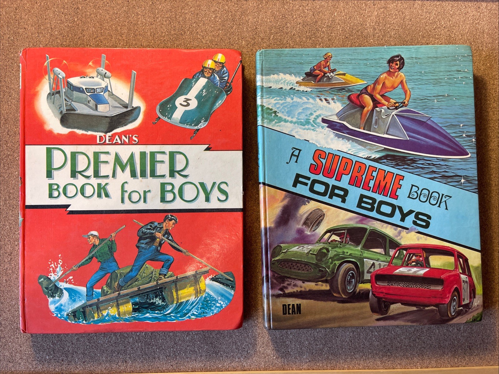 Premier & Supreme Books For Boys 1969 & 1971 G & VG Cond. Unclipped