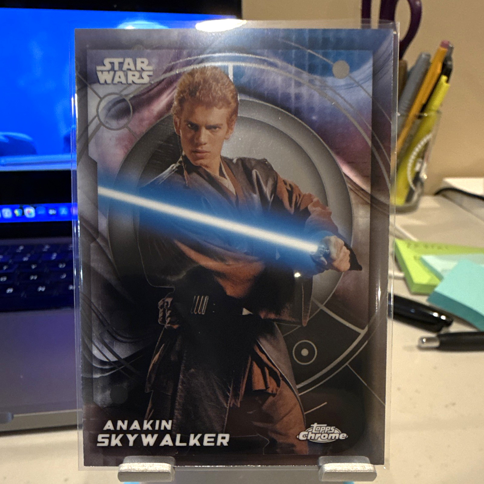 Topps Chrome Star Wars Anakin Skywalker Chrome Non-Sport Trading Card #52