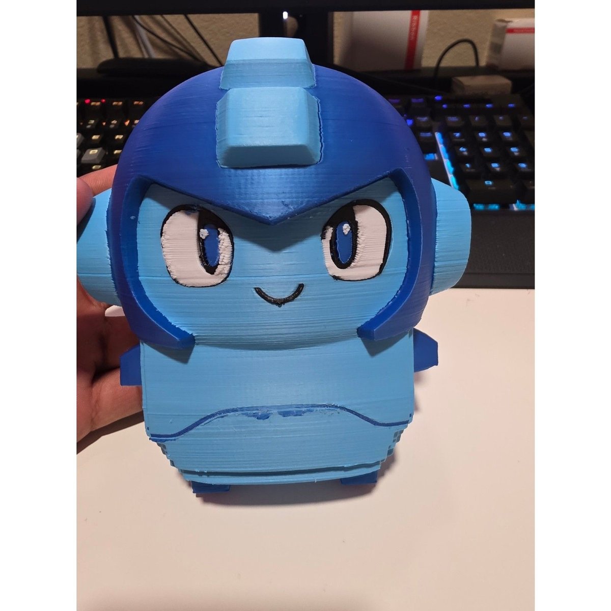 6-Inch Mega Man Sprite 3D Printed Has Imperfections