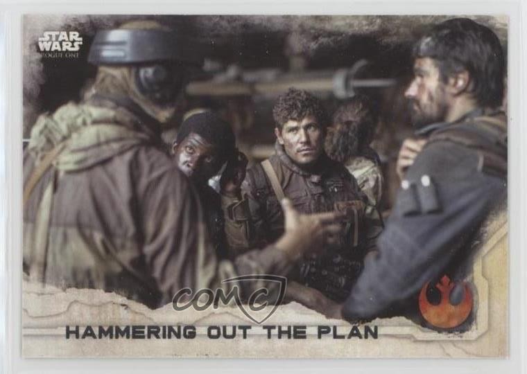 2016 Topps Star Wars: Rogue One Series 1 Hammering Out the Plan #71 2k3
