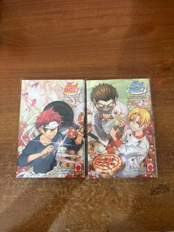 Food wars volume 1 e 2 variant Lucca comics 2024