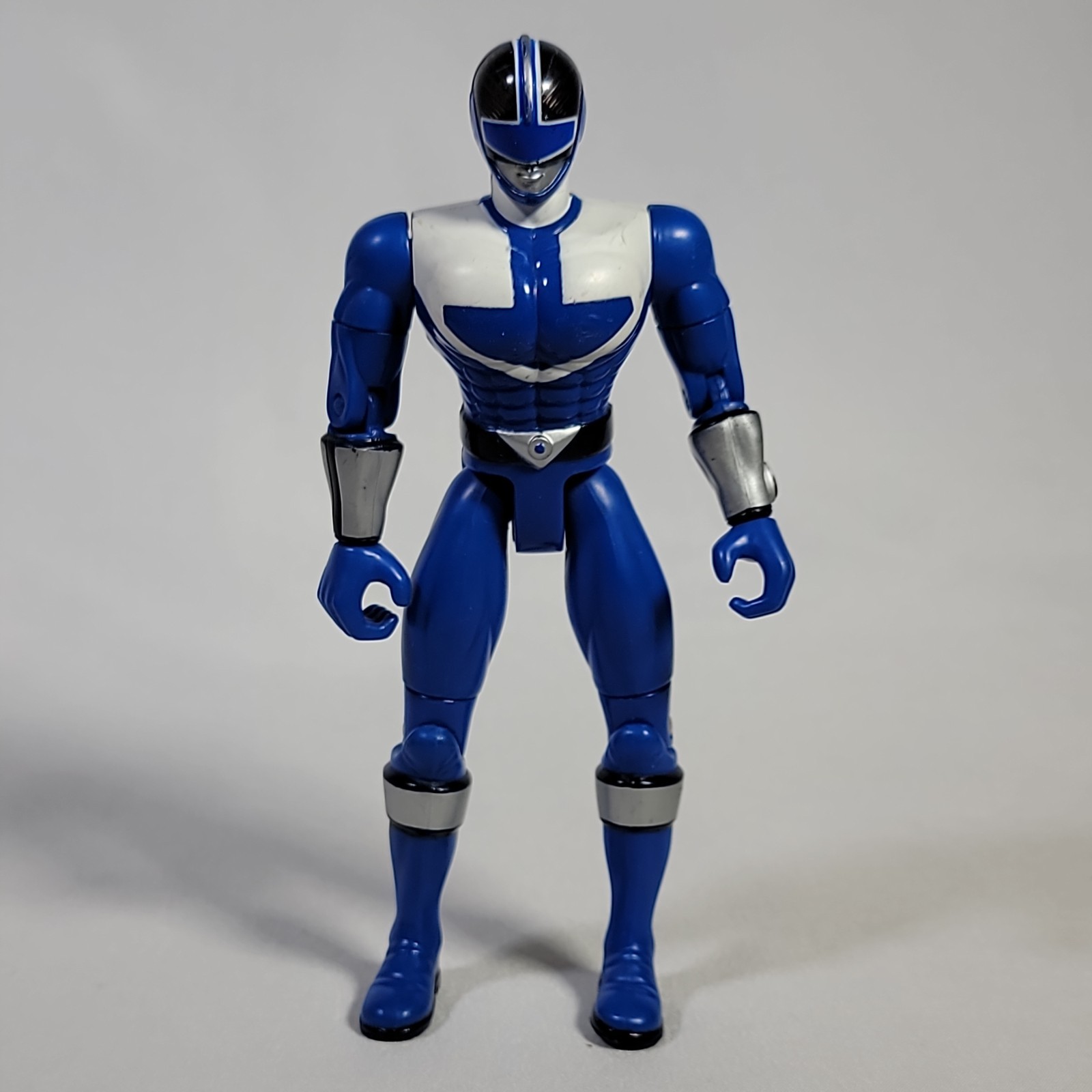 Blue Power Ranger Time Force 5.5” Loose Action Figure Bandai - 2000 