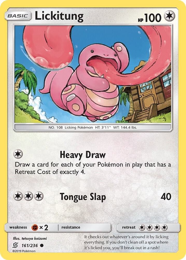 Lickitung #161/236 Sm - Unified Minds Pokemon comune TCG LP