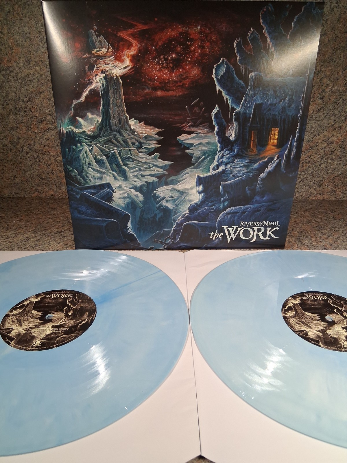 Rivers Of Nihil The Work Never Spun Galaxy Merge Variant Double Lp Vinyl Record