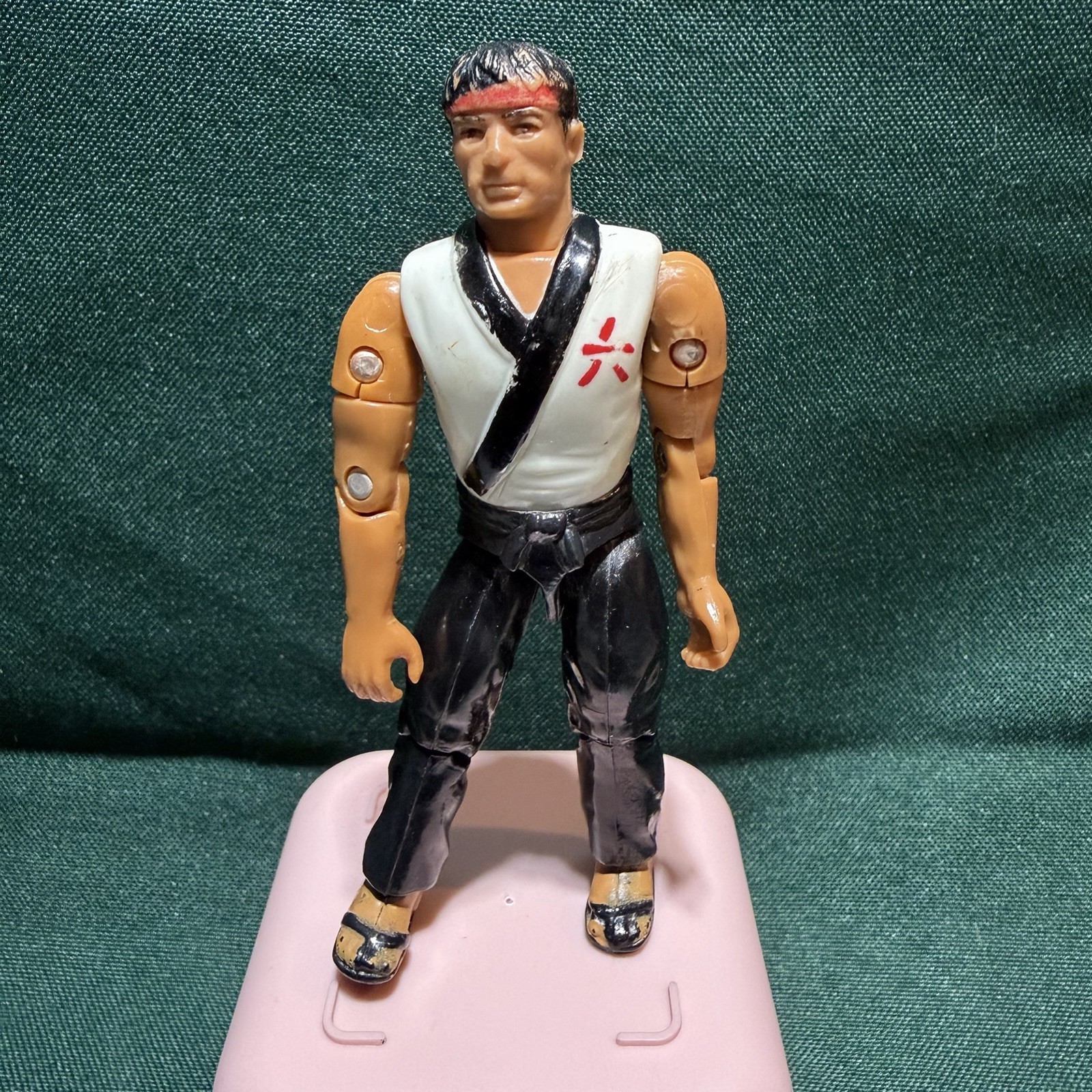 Modellino vintage Remco Karate Star 1986 US Defenders Peace 3,75" spedizione gratuita