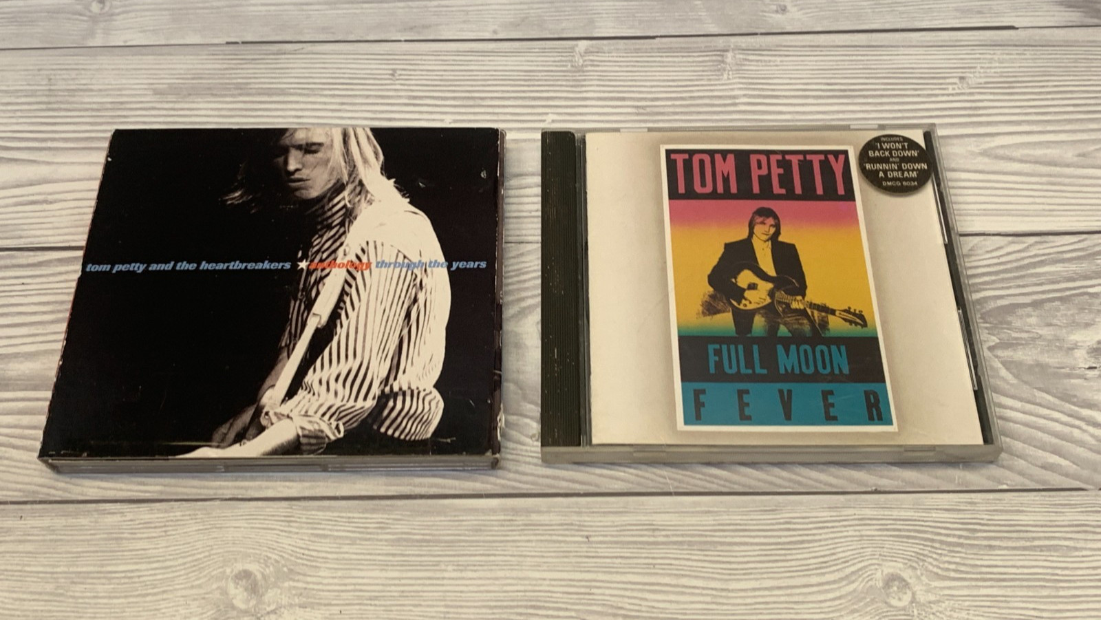 Tom Petty CD Bundle - Full Moon Fever + Anthology Through The Years 2CD Rock