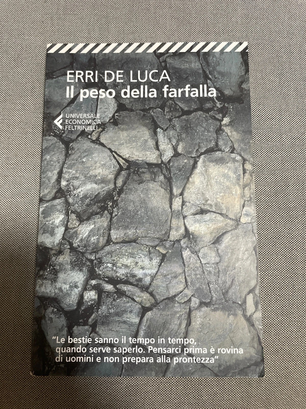“Il peso della farfalla” di Erri De Luca