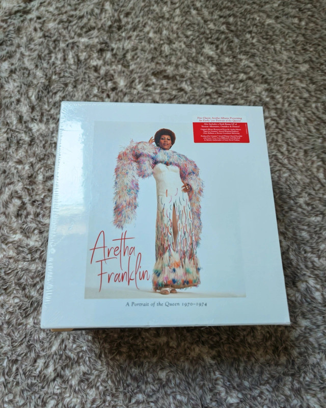 Coffret vinyle Aretha Franklin a portrait of the queen 1970/1974