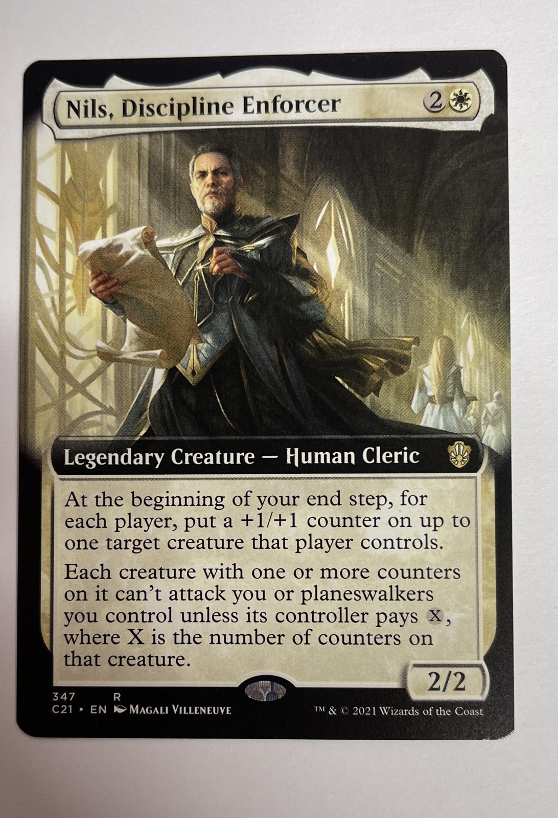 Nils, Discipline Enforcer (Extended Art) Commander 2021 Rare