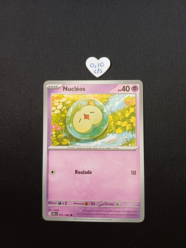 Carte pokemon nucléos blk