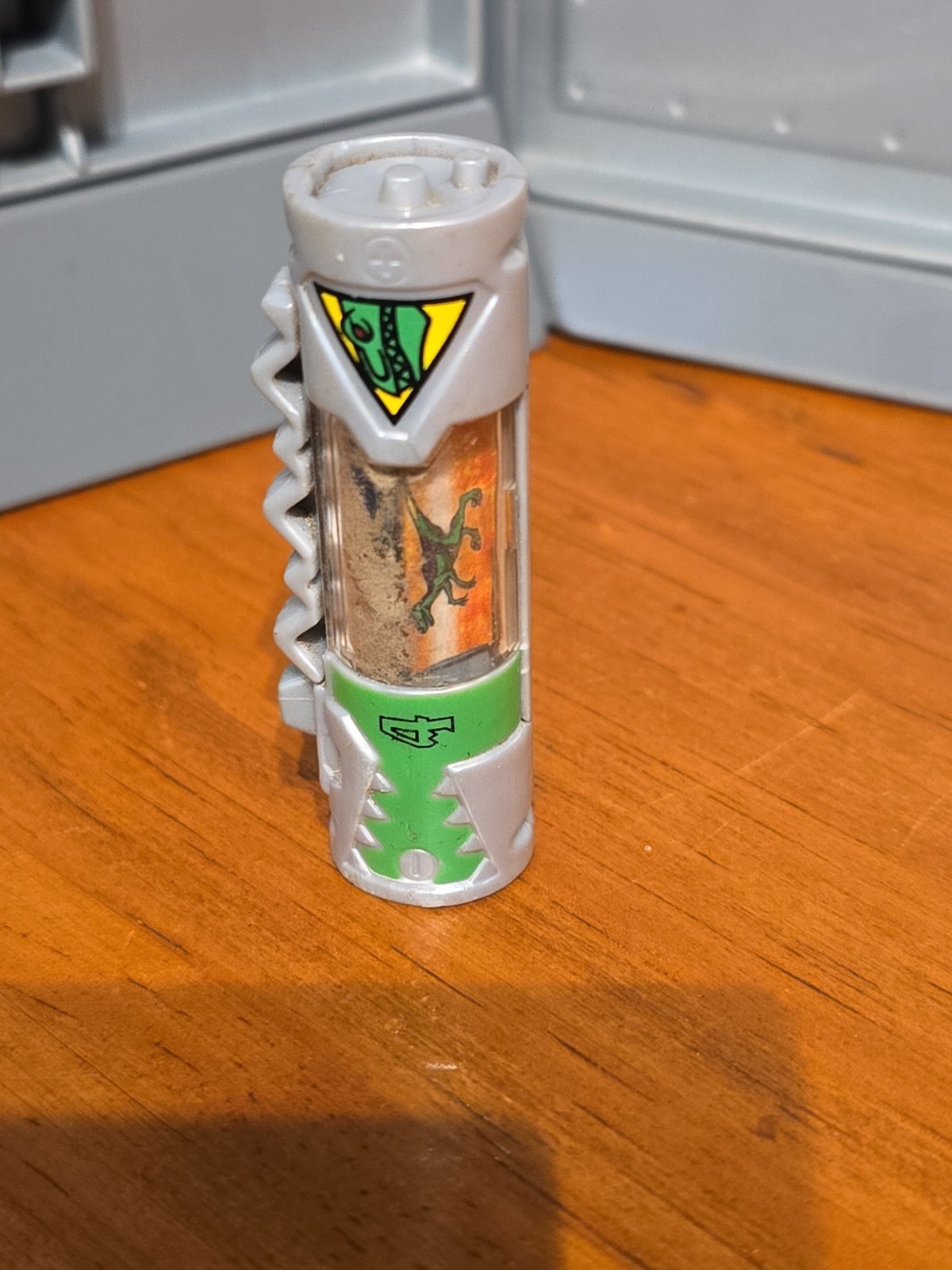 Caricabatteria Power Rangers Dino Super Charge #4 Verde Velociraptor Energem