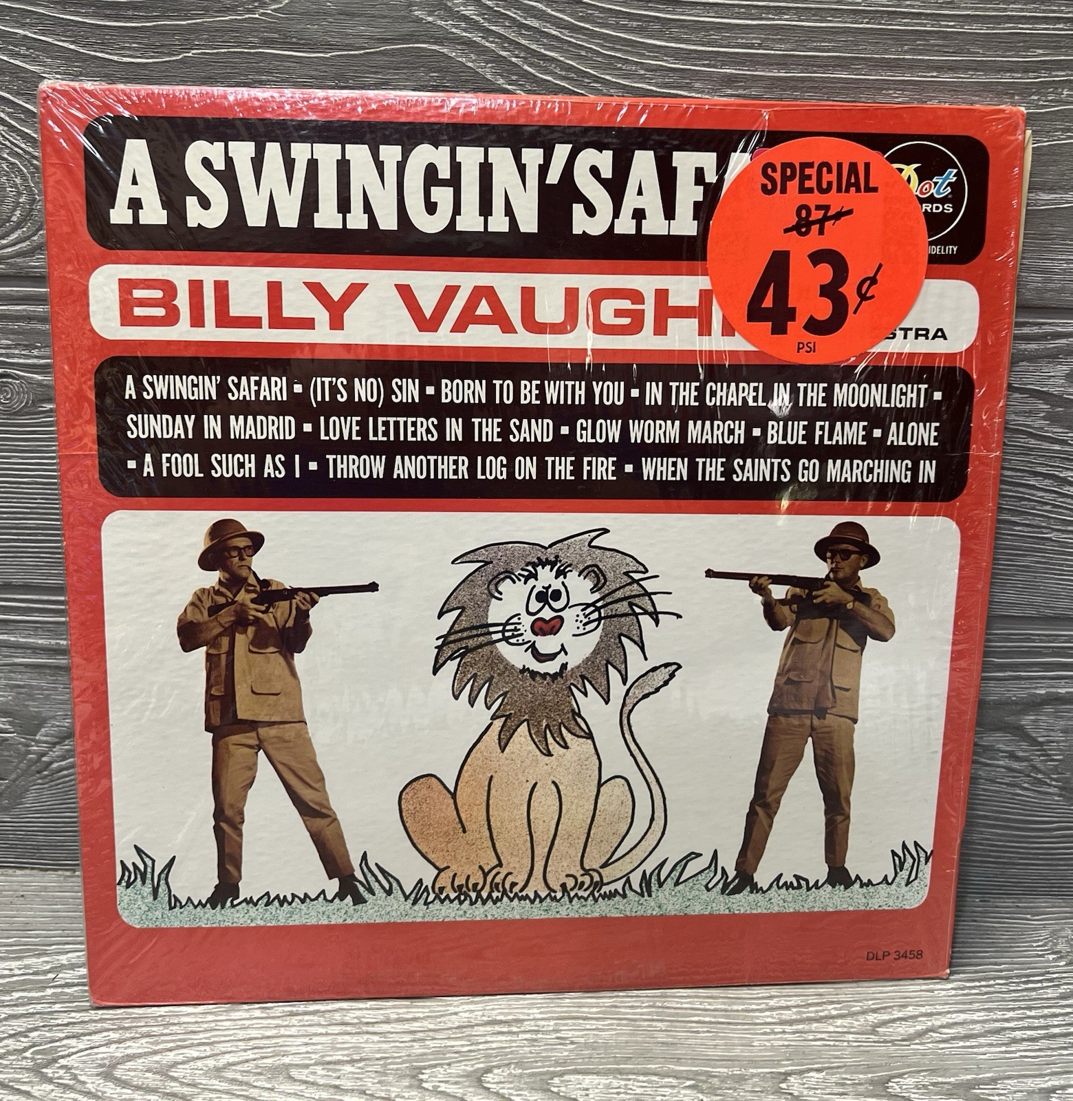Billy Vaughn A Swingin' Safari Vinyl LP Record Album UNTESTED