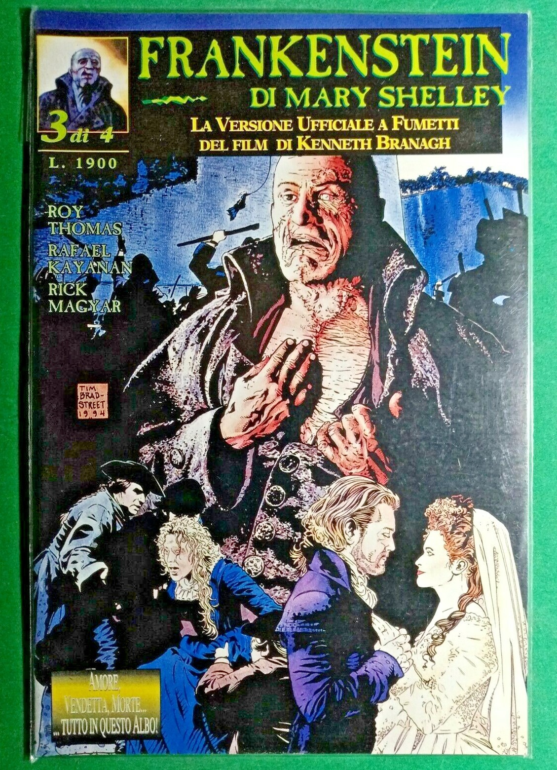R@RIT@' FUMETTO FRANKENSTEIN N. 3/4-NEW,EDICOLA,PERFECT-RIF.6232