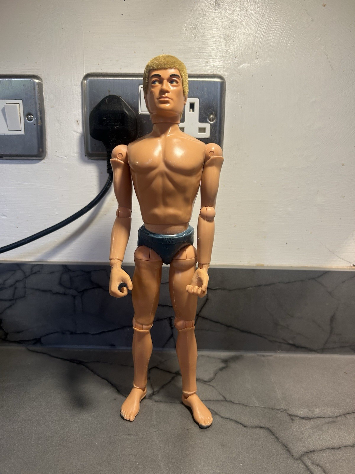 Palitoy Vintage Action Man Blonde Bpee Figure. Tidy. Fig F