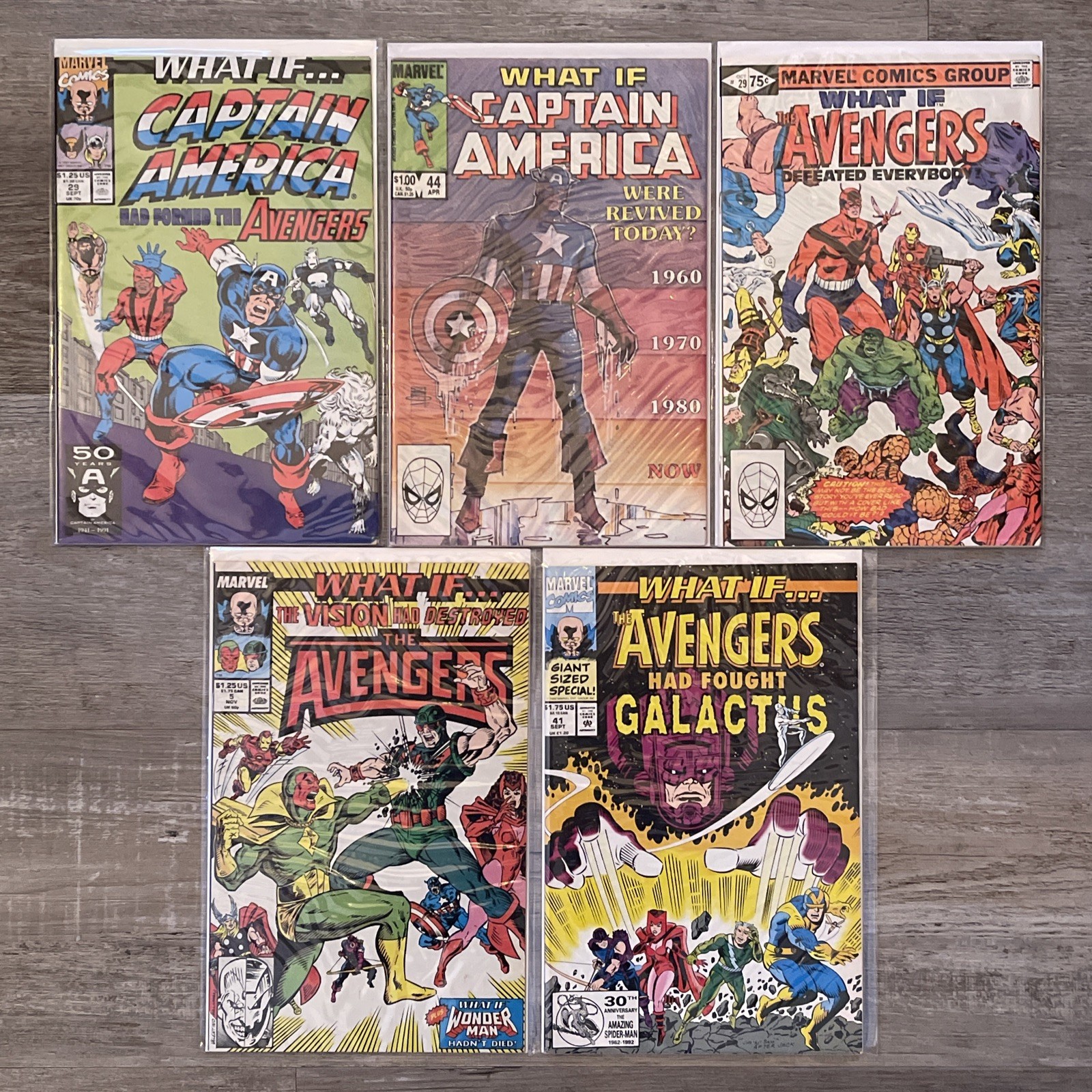 What If Marvel Comic Book Lot(5x) ~Bagged & Boarded! ~Vintage Bundle —FAST SHIP!