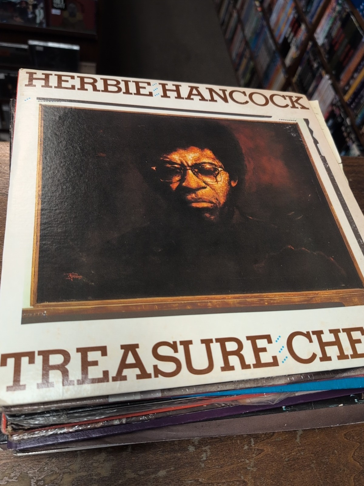 HERBIE HANCOCK TREASURE CHEST DOUBLE LP VINYL RECORD LIKE NEW OOP