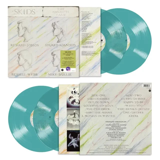 The Skids - The Absolute Game (BLUE LP] *Pre-sale 17/10/26 - NATIONAL ALBUM DAY