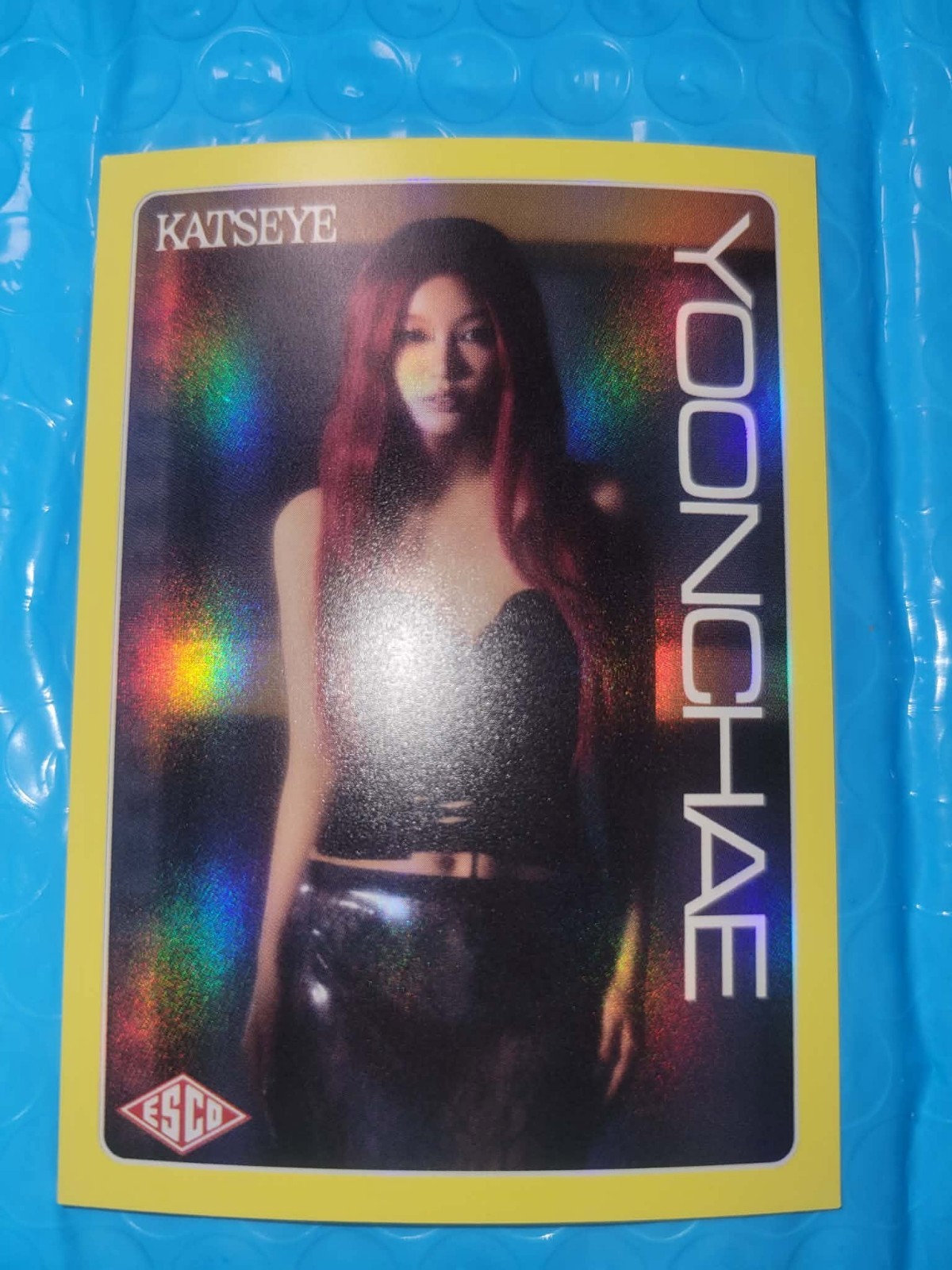 2026 Katseye ESCO Trading Cards Holo Foil #48 Yoonchae /600
